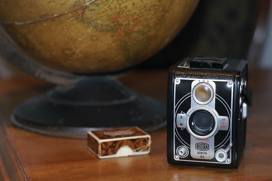 old camera, collector, antiques, camera photo, old cameras HD wallpaper