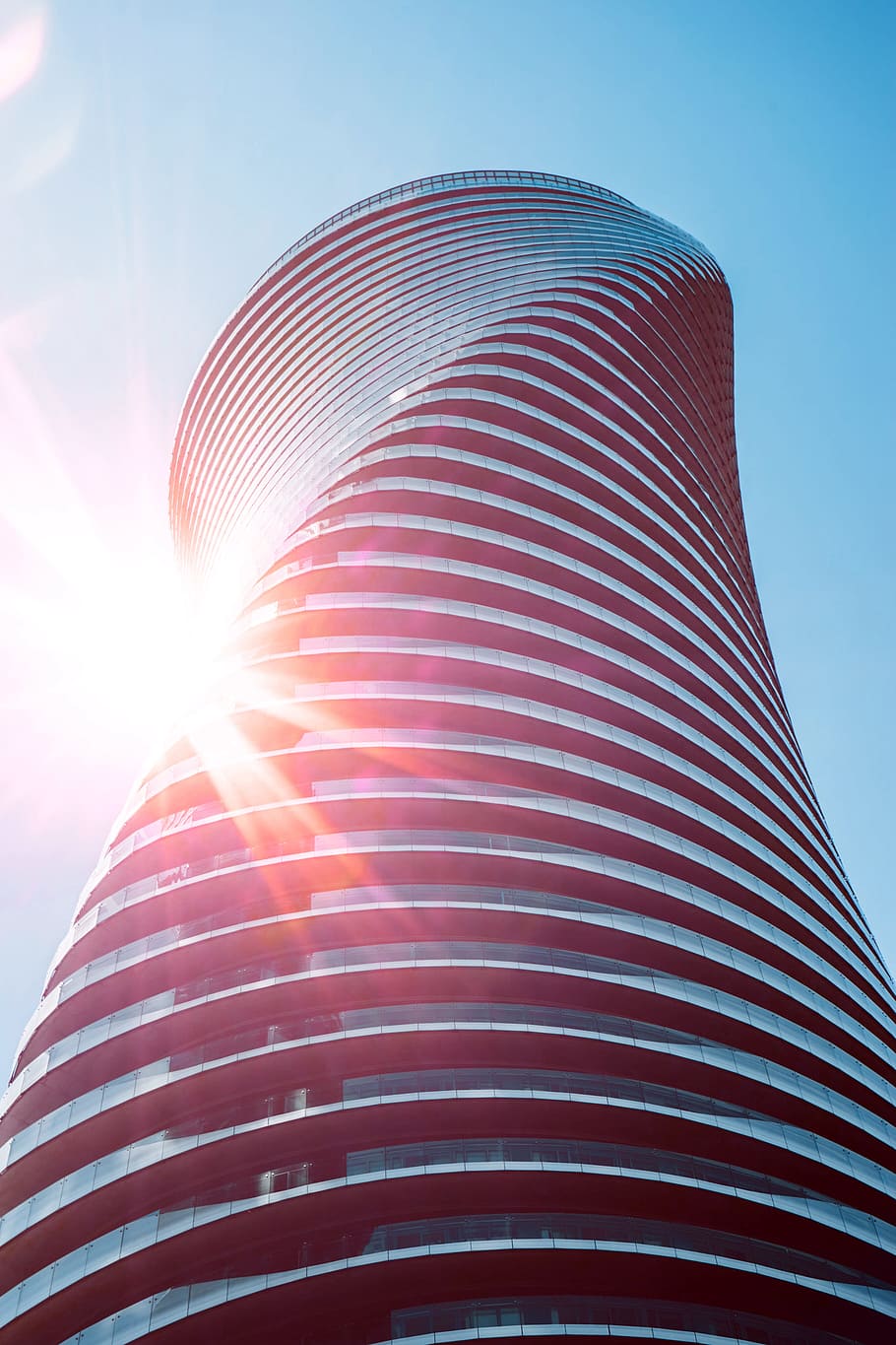 city, building, architecture, curves, architectural design, bright HD wallpaper