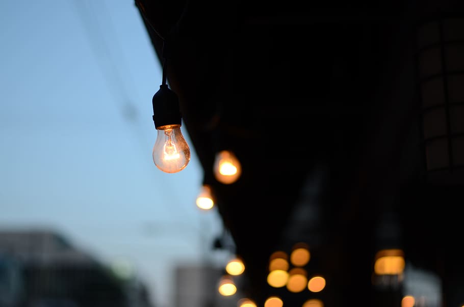 Lights, Evening, Dusk, night, urban Scene, street, city, city Life HD wallpaper