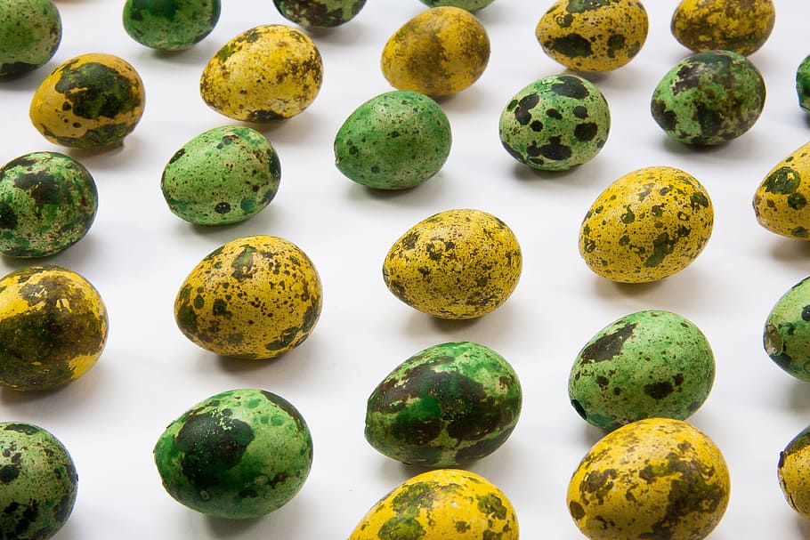 egg, quail egg, colored, happy easter, decoration, oval, series HD wallpaper