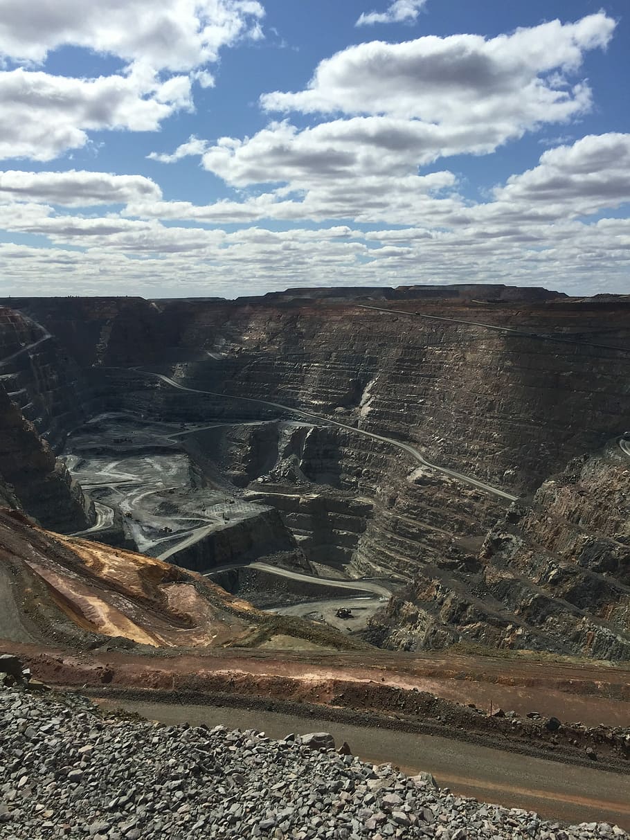 Mine, Work, Australia, Summer, Sun, mining, industry, cloud - sky HD wallpaper