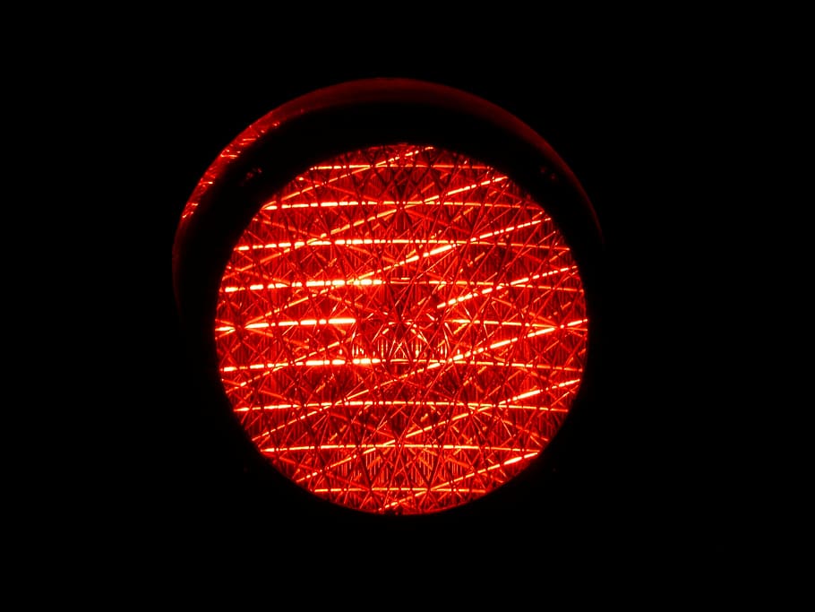 traffic lights, red light, traffic signal, road sign, illuminated HD wallpaper
