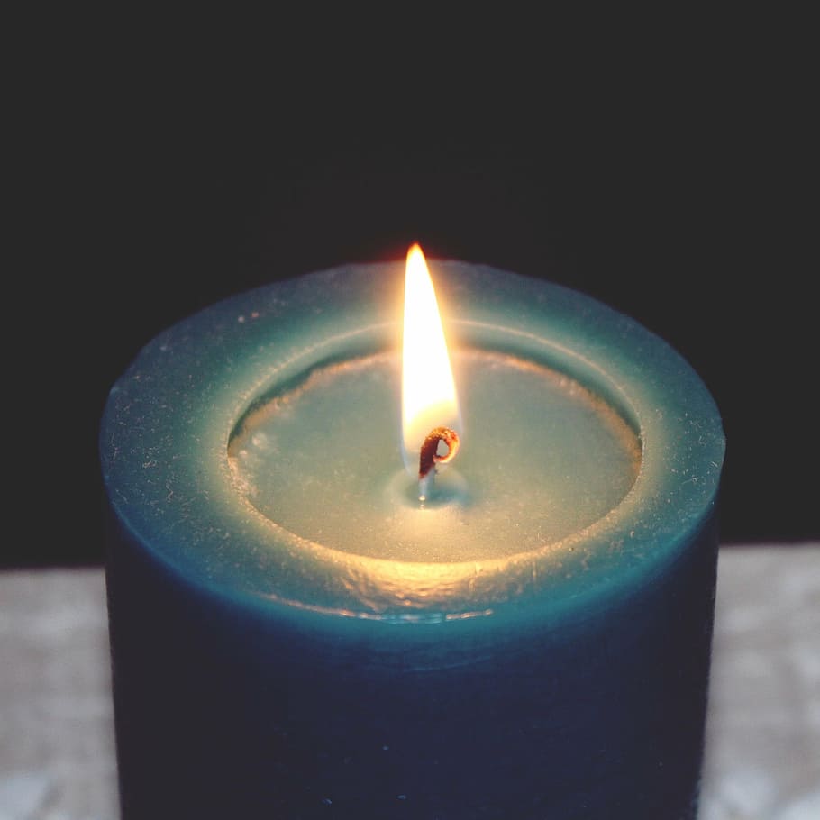 candle, flame, burn, light, fire, candlelight, heat, yellow HD wallpaper