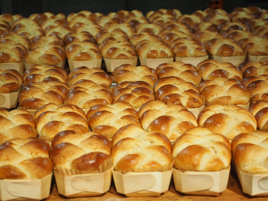 hefekranz, easter braid, vteig, cake, plait, butterzopf, savarin HD wallpaper