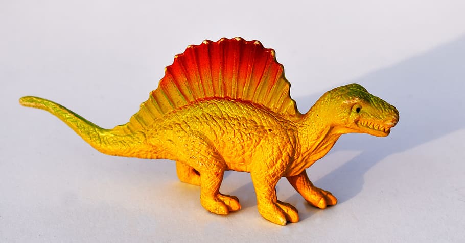 spinosaurus, dinosaurs, toy, reptile, animal themes, one animal, HD wallpaper