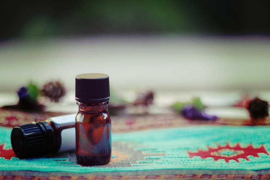 two glass bottles, medicine, healthcare And Medicine, backgrounds HD wallpaper