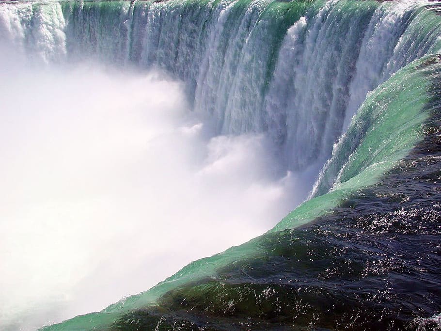 Falls, Water, Mist, Edge, Niagara, nature, scenics, outdoors HD wallpaper