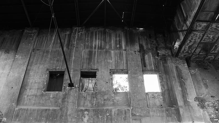 abandoned place, window, light, lapsed, ruin, decay, leave HD wallpaper