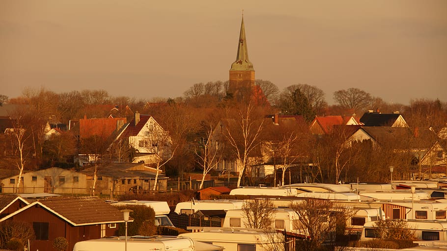 wremen, dike, steeple, architecture, building exterior, built structure HD wallpaper