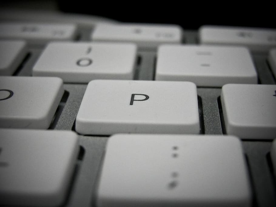 gray computer keyboard, type, typing, pc, laptop, communication HD wallpaper