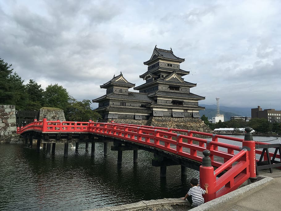 japan, construction, old town, architecture, built structure HD wallpaper