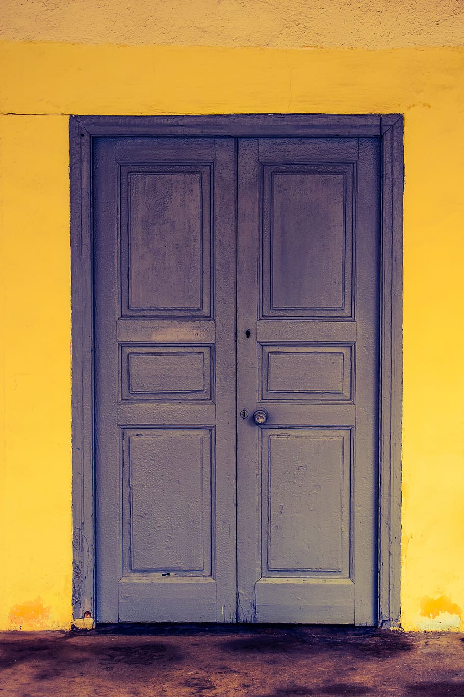 Cyprus, Paralimni, Old House, Door, Aged, wooden, traditional, HD wallpaper