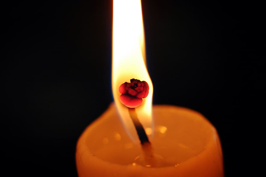 candlelight, fire, flame, tabitha, night, burning, heat - temperature HD wallpaper