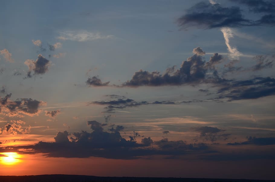 sky, clouds, sunlight, dark, cloud - sky, beauty in nature HD wallpaper