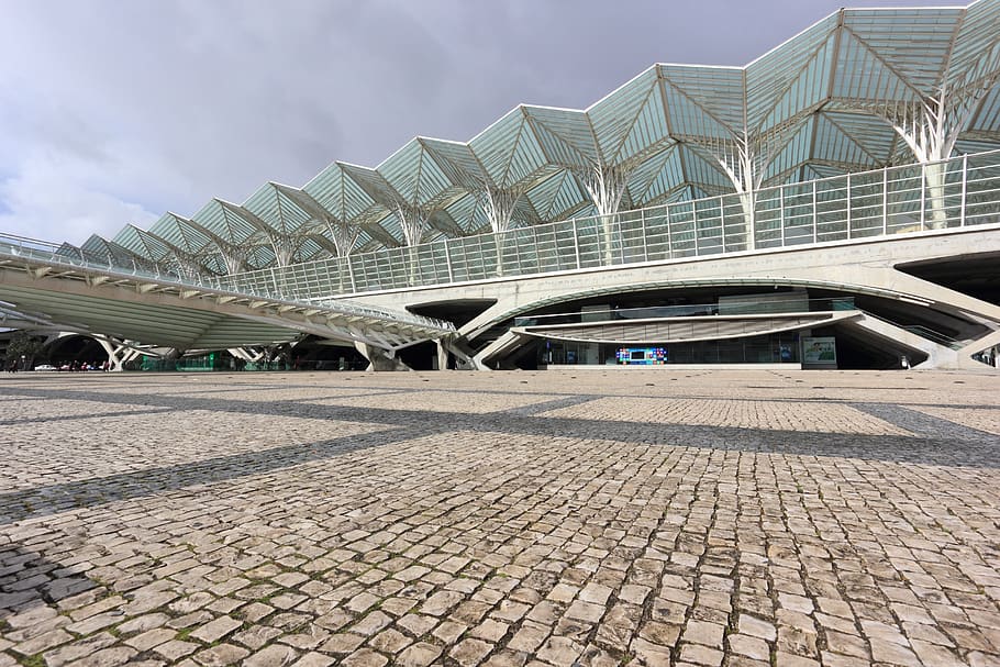 portugal, lisbon, lisboa, architecture, expo, area, built structure, HD wallpaper