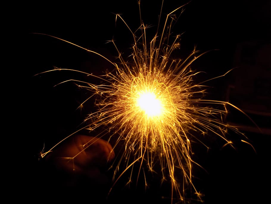 Sparkler, Celebration, Party, firework display, arts culture and entertainment HD wallpaper