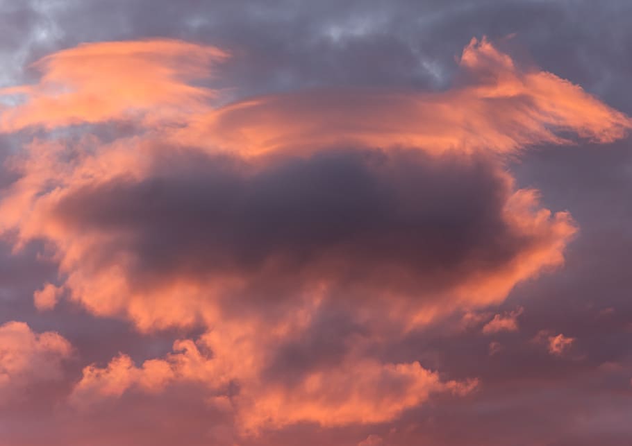 sunset, sky, clouds, pink, blue, grey, pretty, australia, cloud - sky HD wallpaper