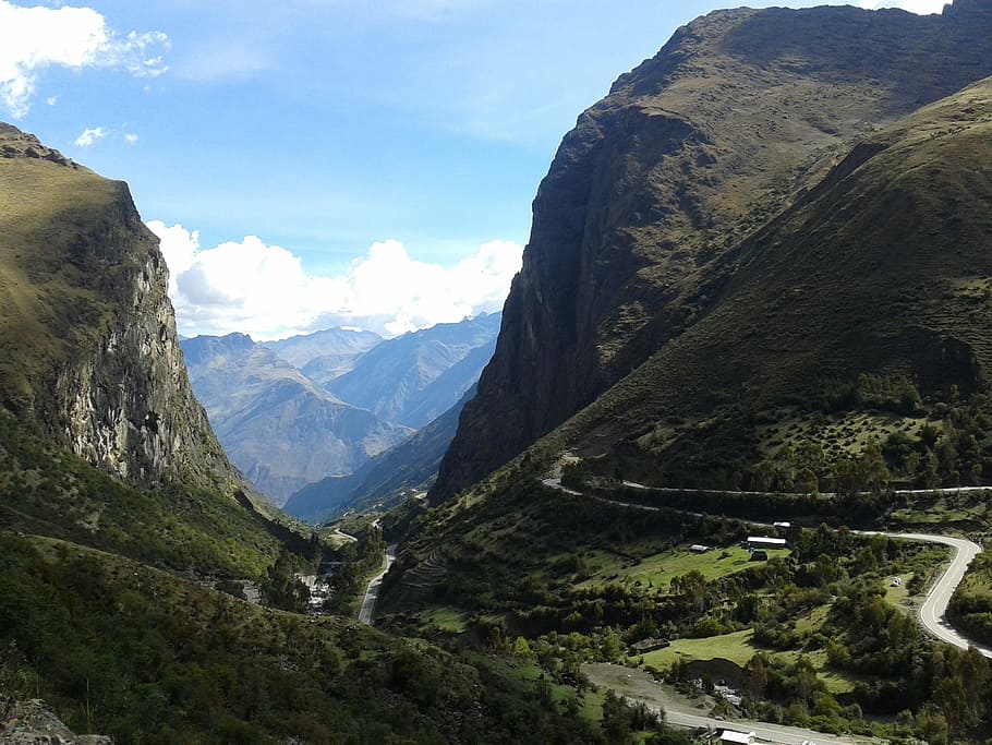 Valley, Glacier, Peru, mountain, landscape, mountain range HD wallpaper