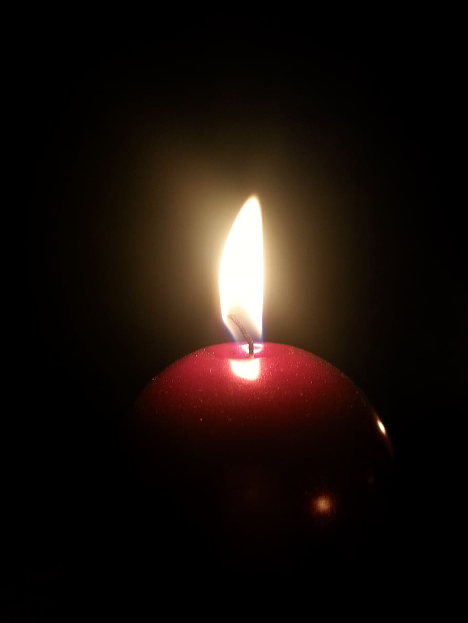 candle, flame, light, mood, romance, wax candle, wick, heat HD wallpaper