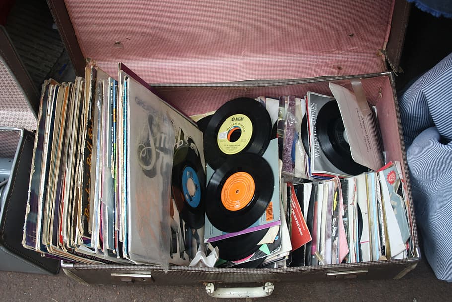 assorted vinyl album lot, collection, records, antique, music