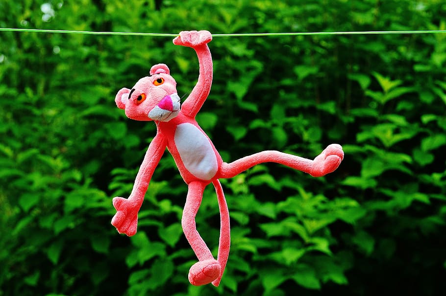 pink panther stuffy