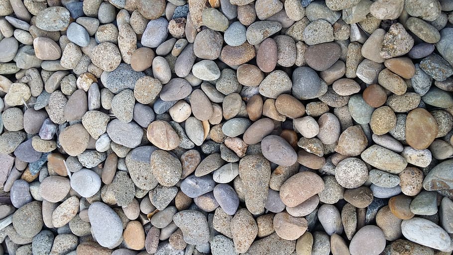 pebbles, background, stone, stone background, texture, abstract HD wallpaper