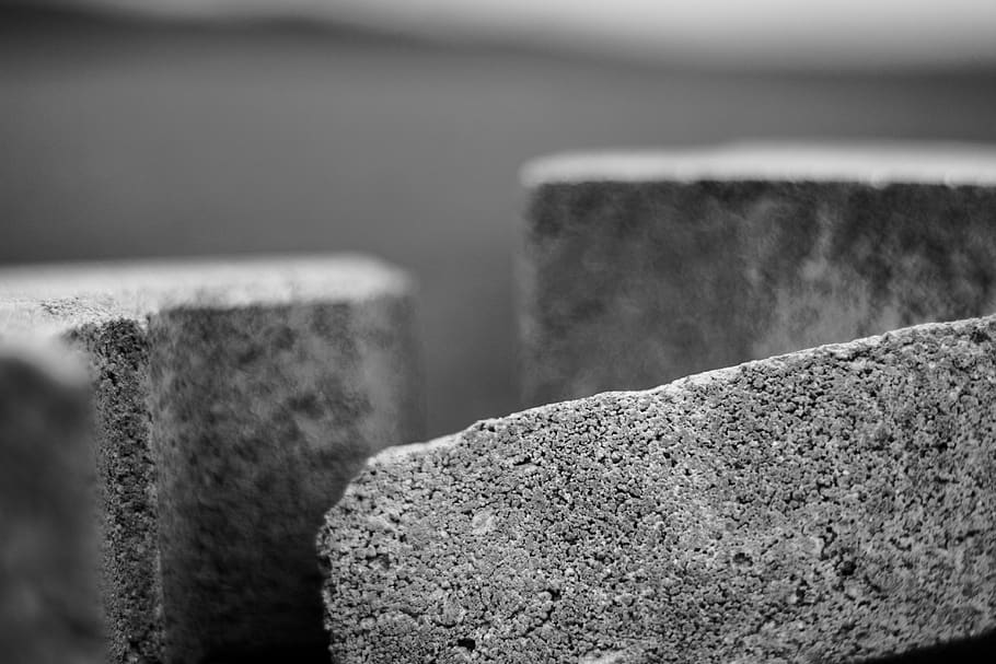building, bricks, construction site, work, industry, production HD wallpaper