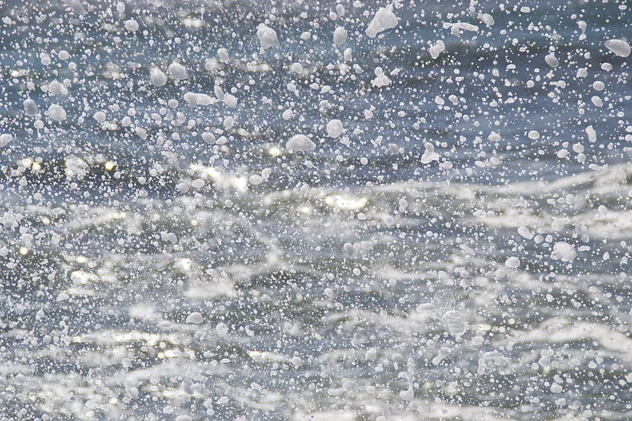 Water, Blow, Drip, backgrounds, full frame, abstract, defocused HD wallpaper