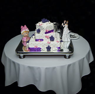 Wedding, Cake, Baptism, Sugar, Color, wedding cake, sweet, food HD wallpaper