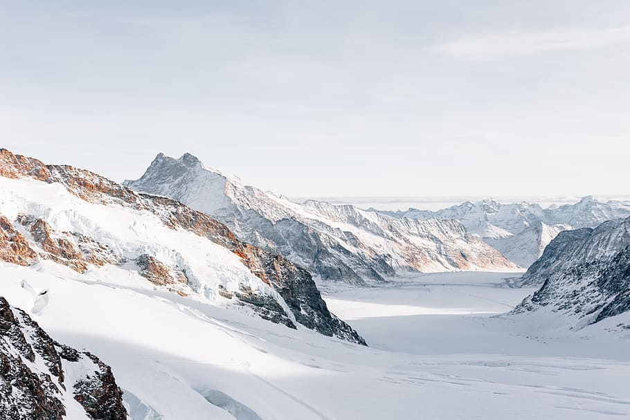mountain, highland, cloud, sky, summit, ridge, landscape, nature HD wallpaper