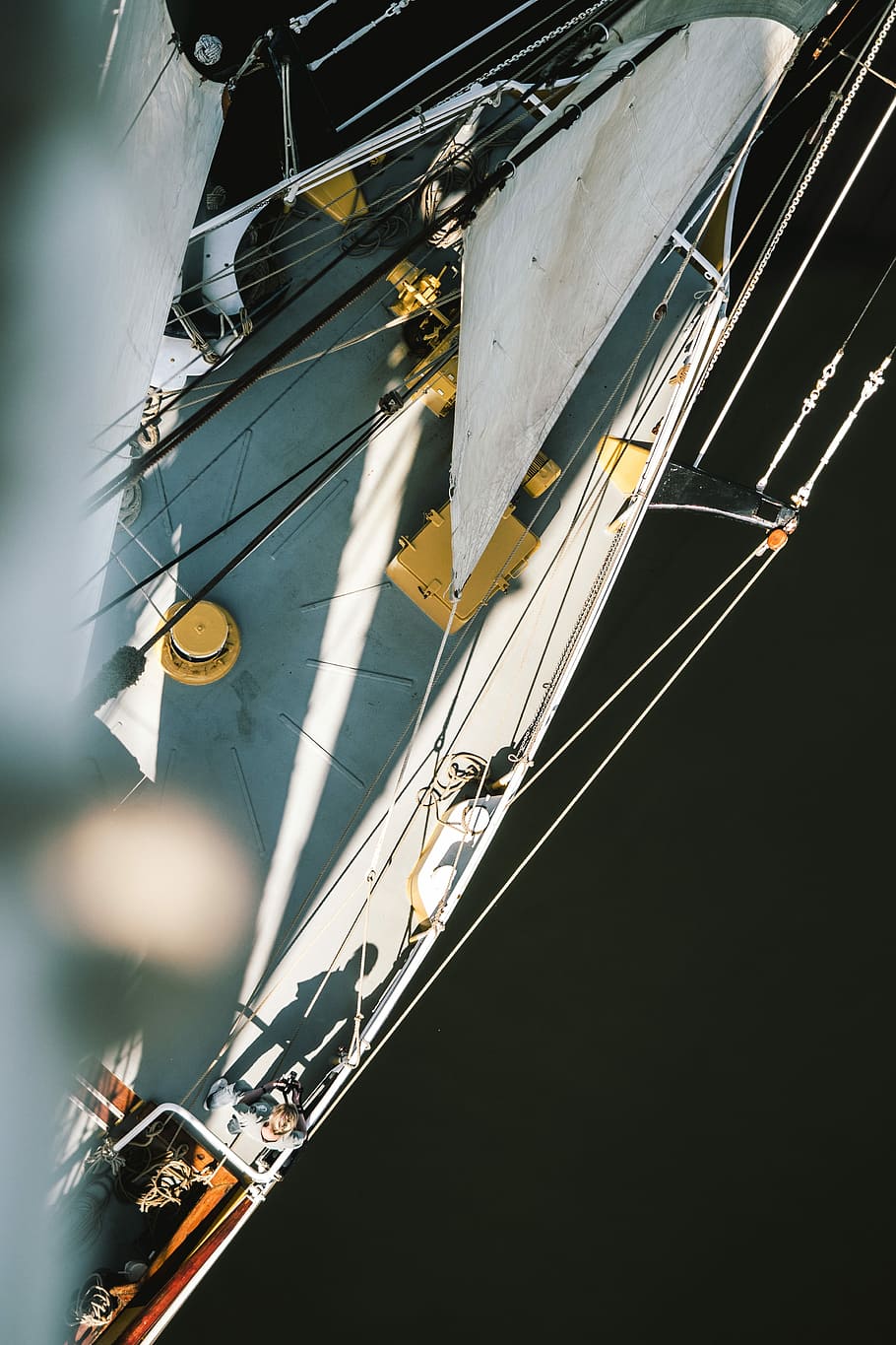 green and white boat, close-up photography of white and black boat miniature HD wallpaper