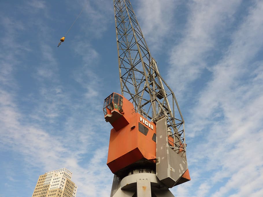 Faucet, Construction, Build, Crane, construction sector, air HD wallpaper