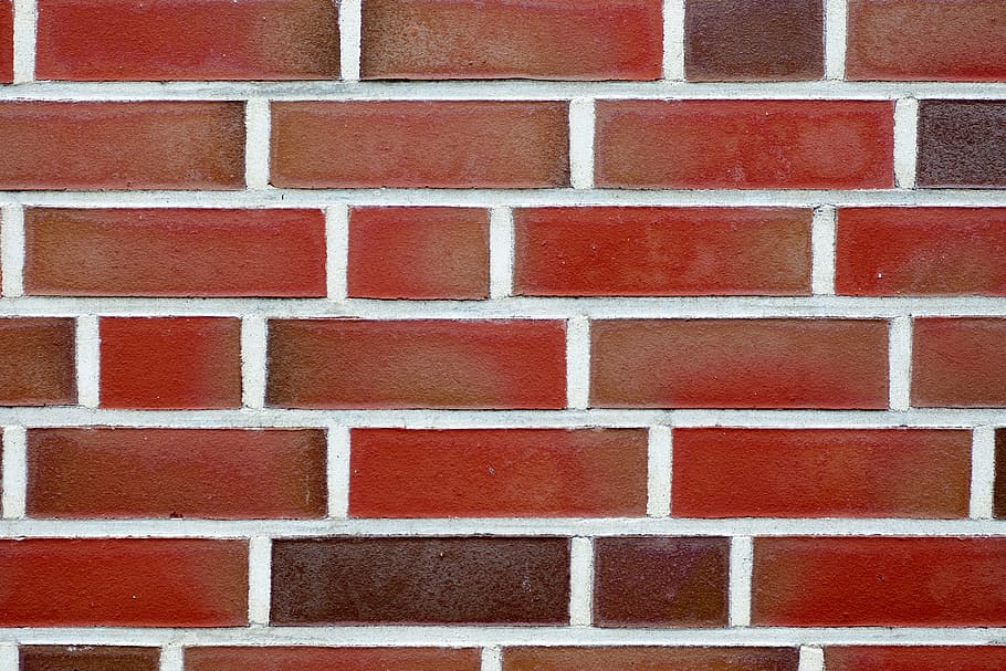 structure, background, wall, brown, red, brick, bricks, pattern HD wallpaper