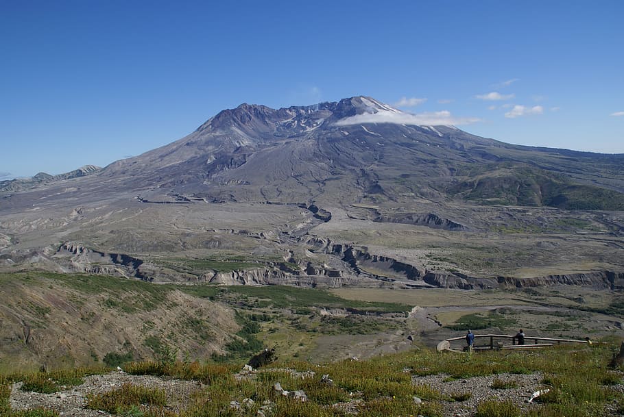 Mount, St, Helens, Volcano, washington state, usa, lava, nature HD wallpaper