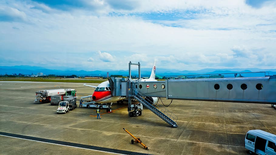 airplane, air Vehicle, airport, transportation, commercial Airplane HD wallpaper