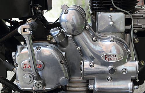 Motorcycle, Engine, Single, royal, indian, enfield, bullet HD wallpaper