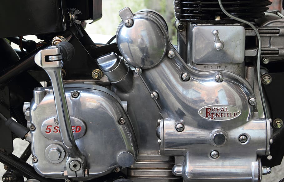Motorcycle, Engine, Single, royal, indian, enfield, bullet HD wallpaper