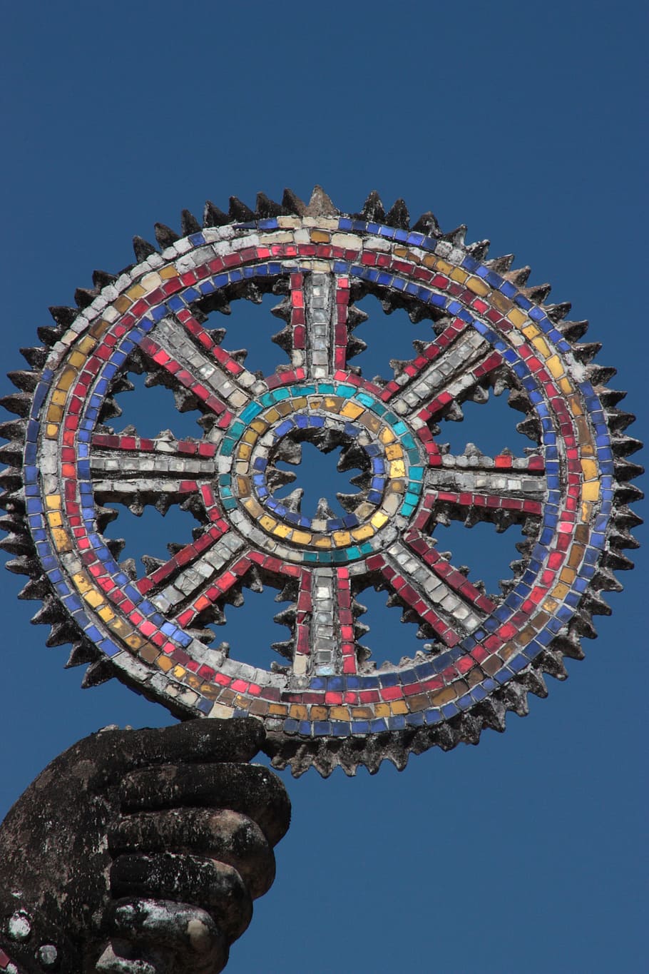 Wheel, Mosaic, Design, Pattern, Texture, circle, geometric HD wallpaper