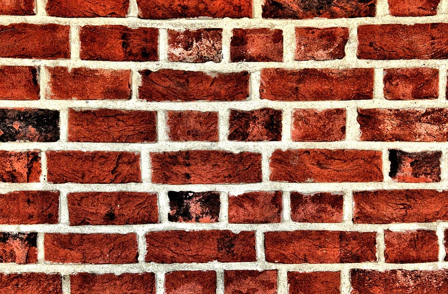 brick, wall, texture, brickwork, building, cement, rough, material HD wallpaper