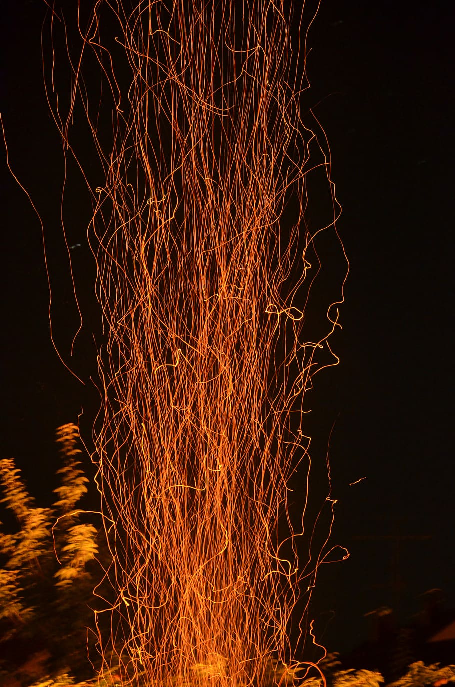Fire, Red, Flame, Yellow, Design, black, burning, inferno, warm HD wallpaper