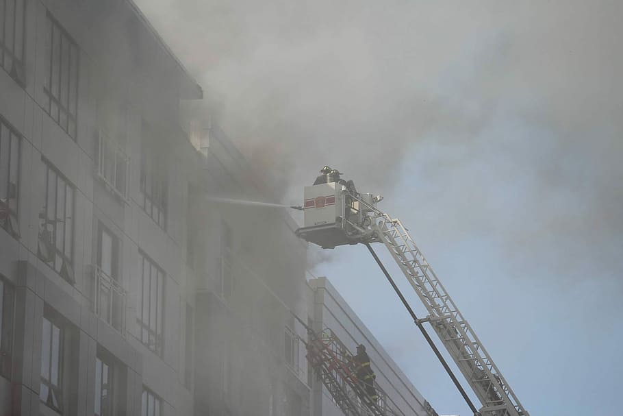 Fire, Building, Hose, Emergency, City, architecture, alarm HD wallpaper