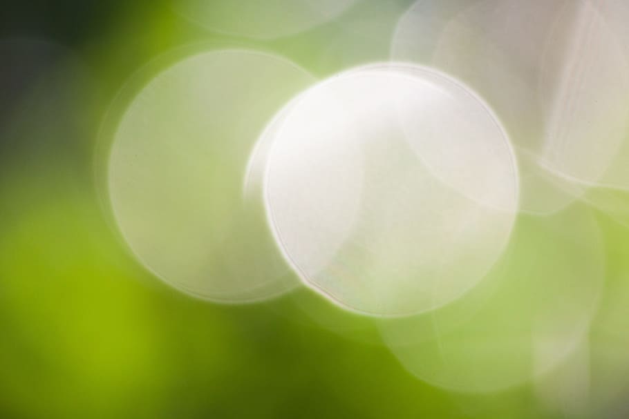 bokeh, green, out of focus, blurry, blur, circle, abstract, light, HD wallpaper