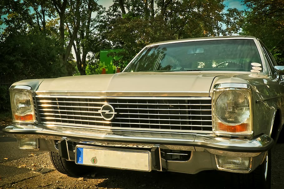 auto, opel, pkw, oldtimer, passengers cars, nostalgia, metallic HD wallpaper