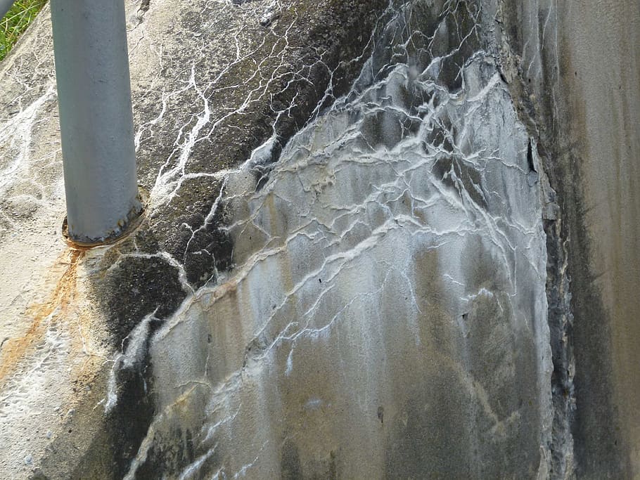 cement, wall, leaching, concrete, material, no people, day HD wallpaper