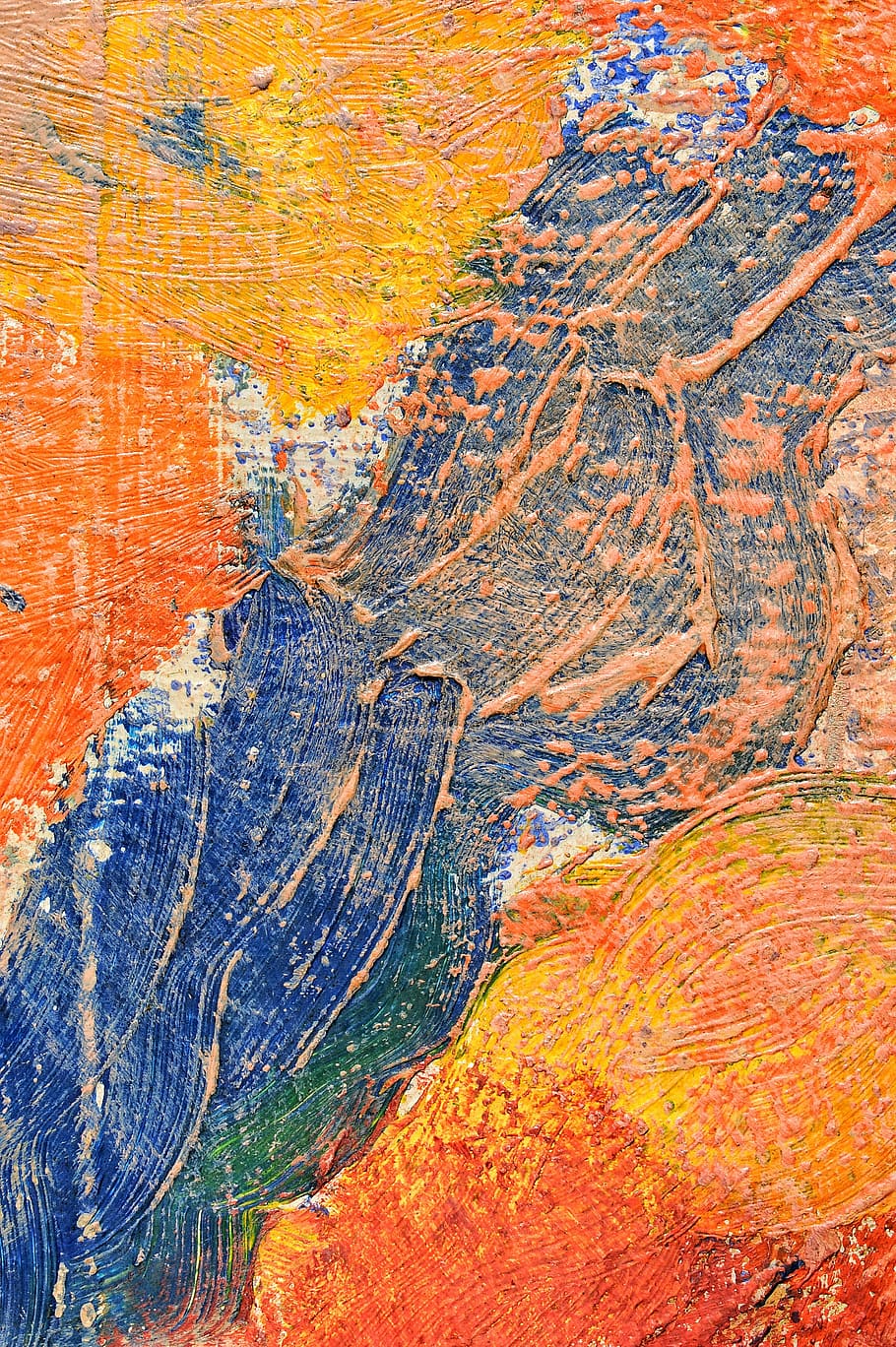 multicolored abstract painting, the framework, drawing, texture HD wallpaper