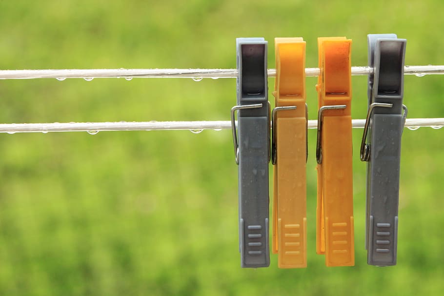 colored, hanging, hooks, laundry, plastic, wire, household HD wallpaper