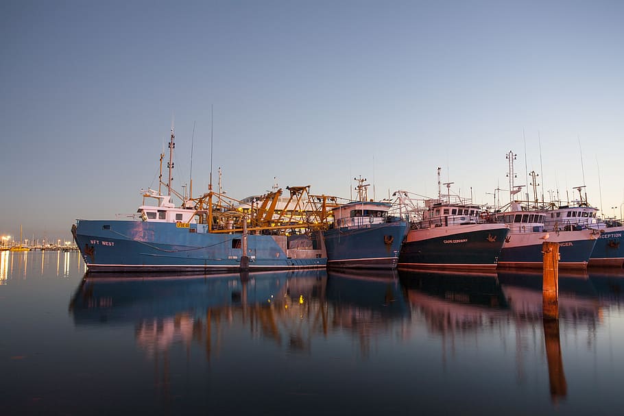 ship, sunset, water, shipping, nautical vessel, transportation HD wallpaper