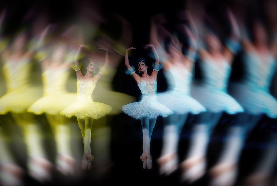 ballet, dancer, deliberate blur, motion, arts culture and entertainment HD wallpaper