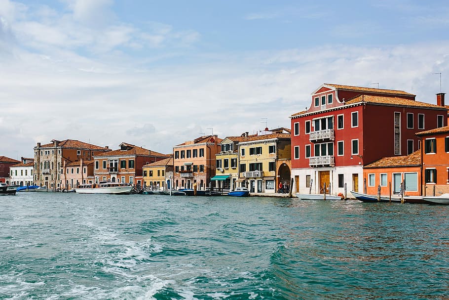 The beautiful and colorful Murano Island, Italy, water, vacations, HD wallpaper