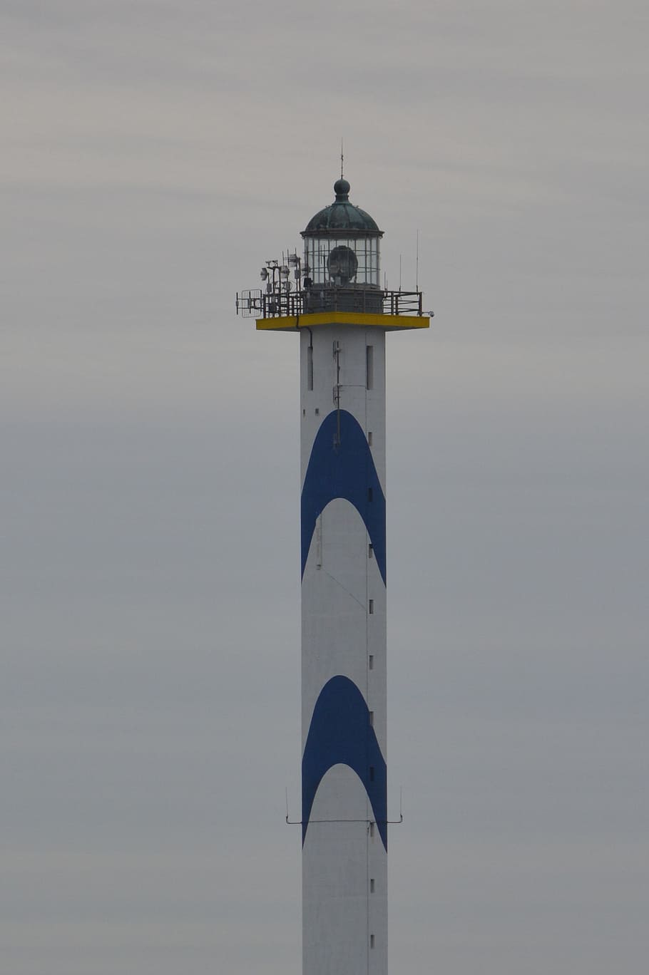 lighthouse, air, oostende, clouds, architecture, tower, built structure HD wallpaper
